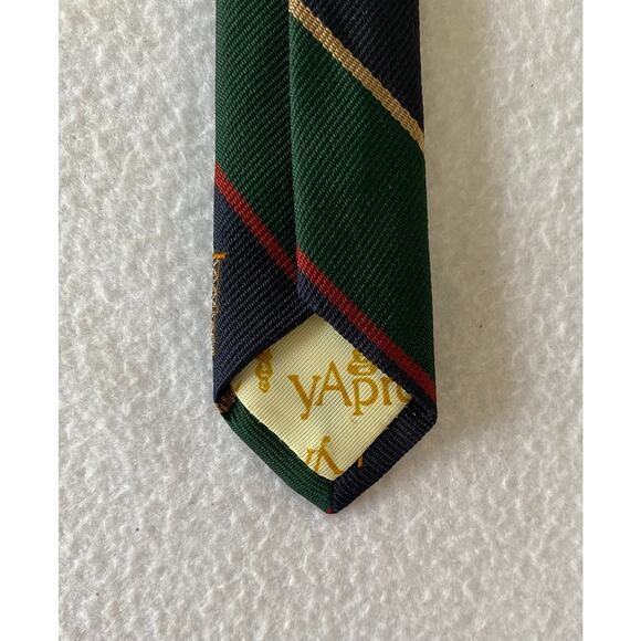 yApre Men's Necktie Multicolor Italian Silk Tie Made in USA 3.3” X 56” EUC - Picture 7 of 7